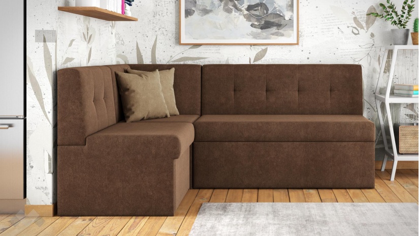 Кухненски ъгъл Марио универсален ъгъл кафяв - изглед 4 - МебелМаг Кухненски ъгъл Марио универсален ъгъл кафяв - изглед 4