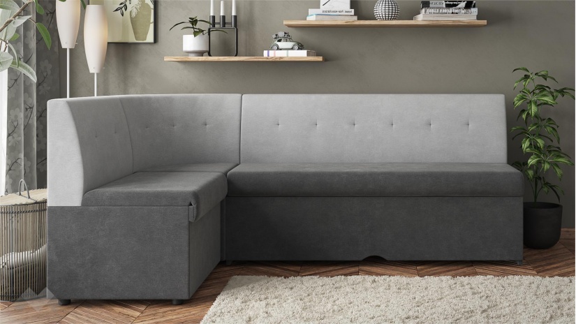 Кухненски ъгъл Патрик универсален ъгъл графит със сиво - изглед 4