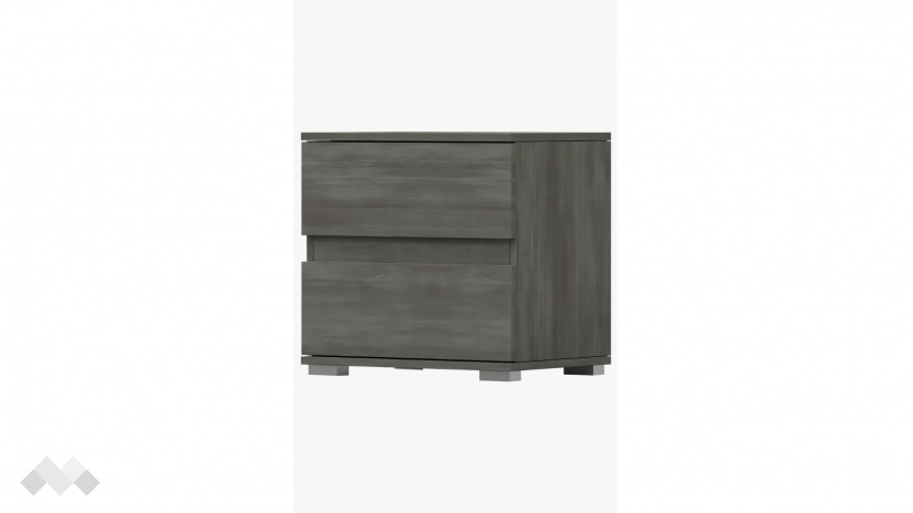 Нощно шкафче Латте тъмен норвежки бор - изглед 3 - МебелМаг Нощно шкафче Латте тъмен норвежки бор - изглед 3