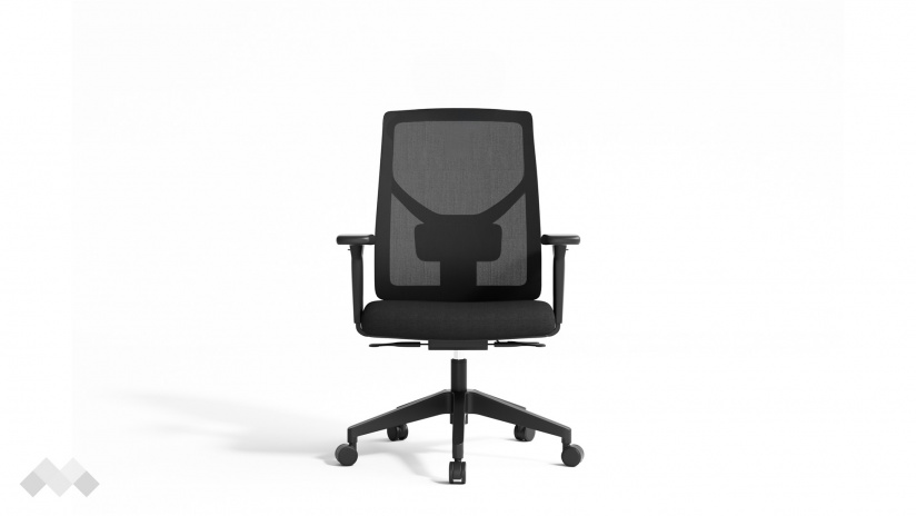 Офис стол Аристо черен - изглед 2