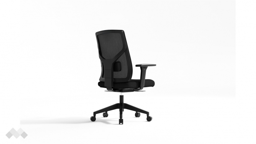 Офис стол Аристо черен - изглед 5