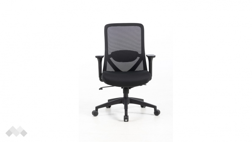 Офис стол Авентро черен - изглед 1