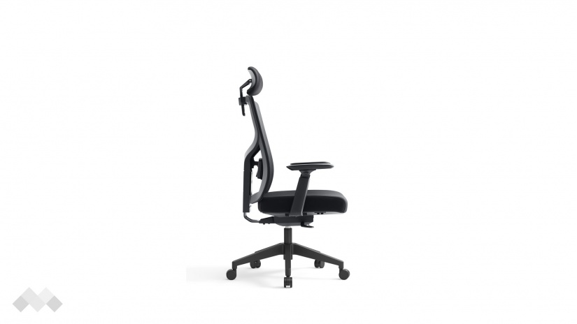 Офис стол Доминус черен - изглед 3