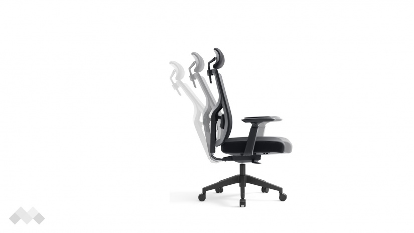 Офис стол Доминус черен - изглед 4