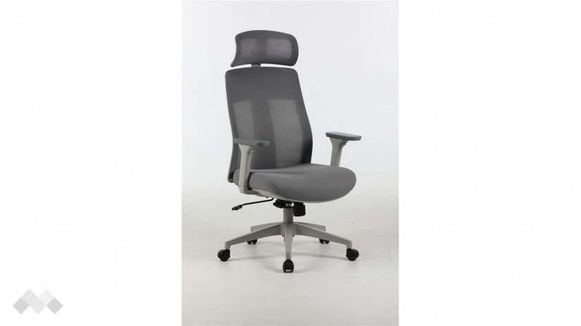 Офис стол Ливоро сив - изглед 2