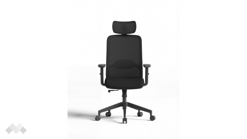 Офис стол Магнум черен - изглед 2