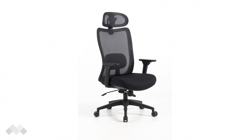 Офис стол Мирено черен - изглед 2