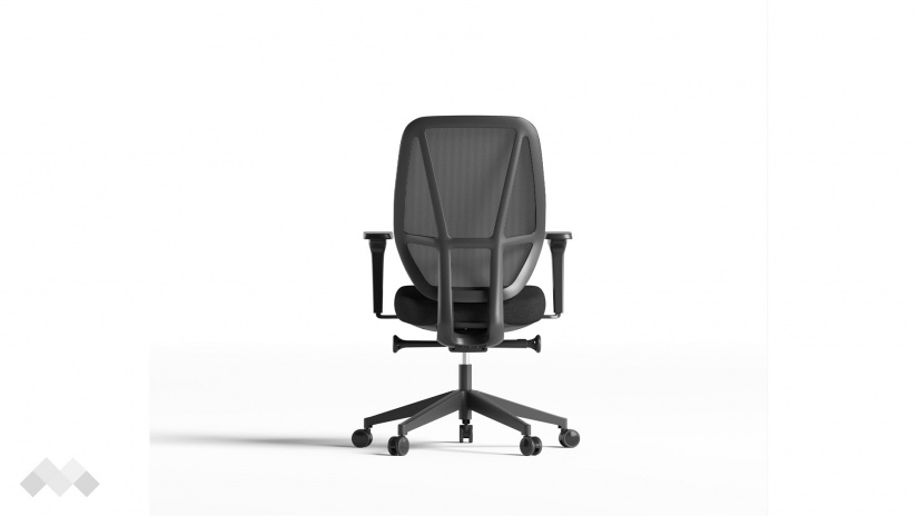 Офис стол Нексис черен - изглед 5