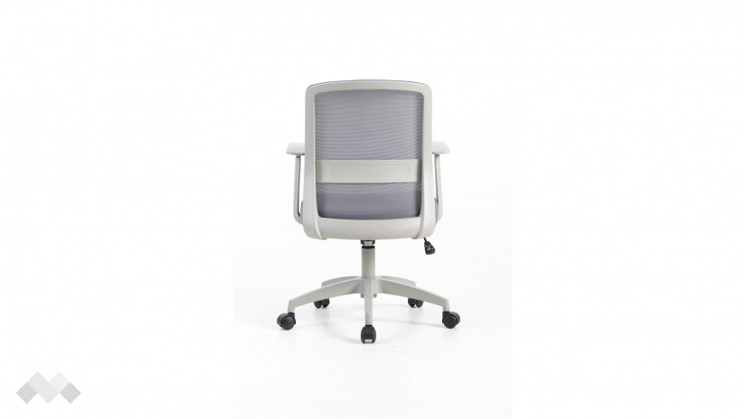 Офис стол Нуви сив - изглед 5 - МебелМаг Офис стол Нуви сив - изглед 5