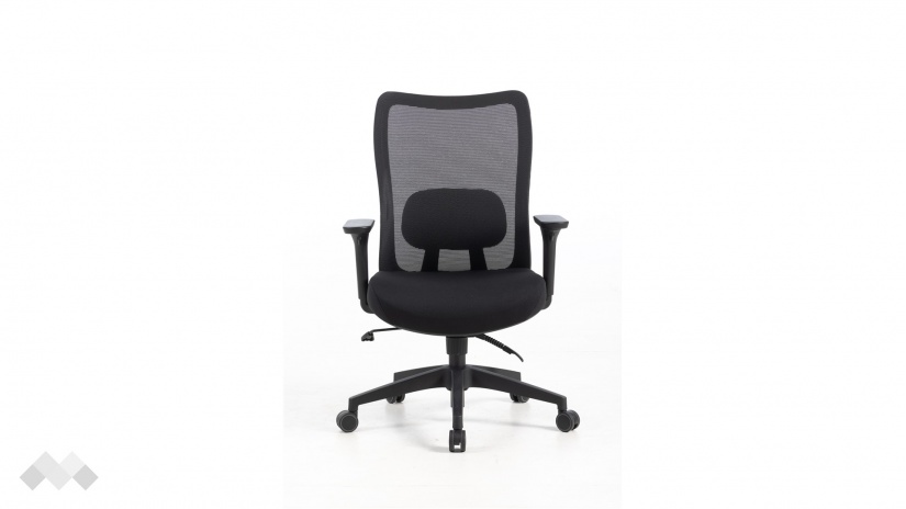 Офис стол Оптура черен - изглед 1