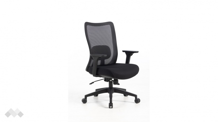 Офис стол Оптура черен - изглед 2