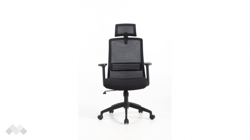 Офис стол Орис черен - изглед 1 - МебелМаг Офис стол Орис черен - изглед 1