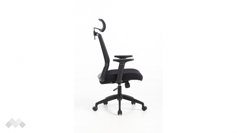 Офис стол Орис черен - изглед 3 - МебелМаг Офис стол Орис черен - изглед 3