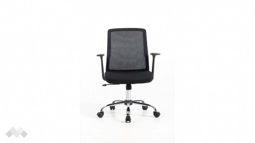 Офис стол Силвано черен - изглед 1