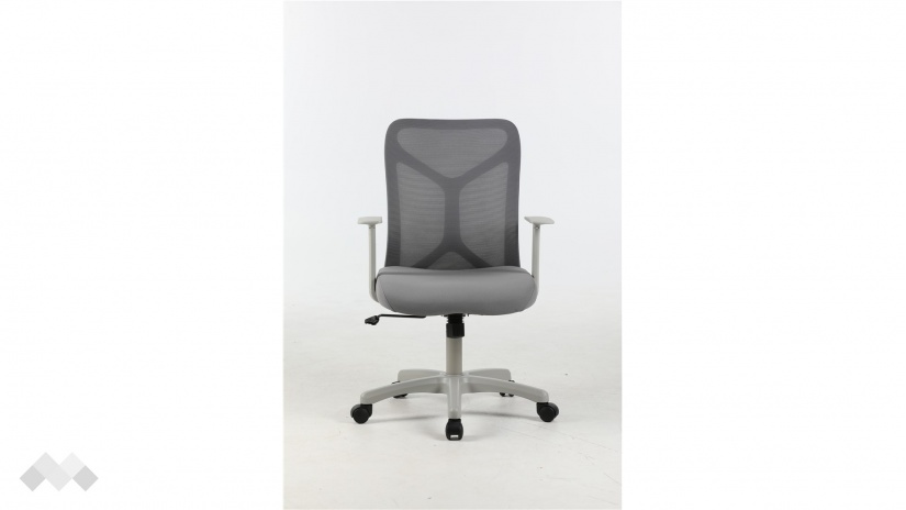 Офис стол Зентро сив - изглед 1