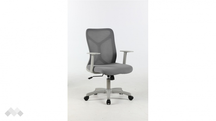 Офис стол Зентро сив - изглед 2