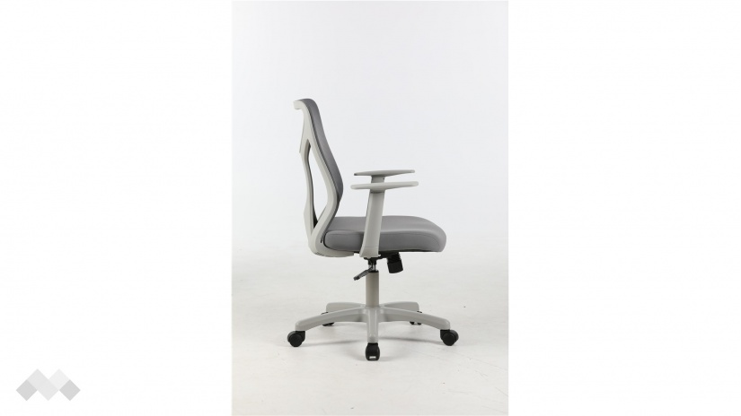 Офис стол Зентро сив - изглед 3