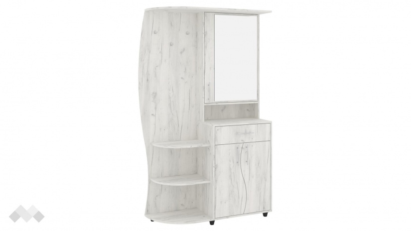 Портманто Грация дъб крафт бял - изглед 1 - МебелМаг Портманто Грация дъб крафт бял - изглед 1