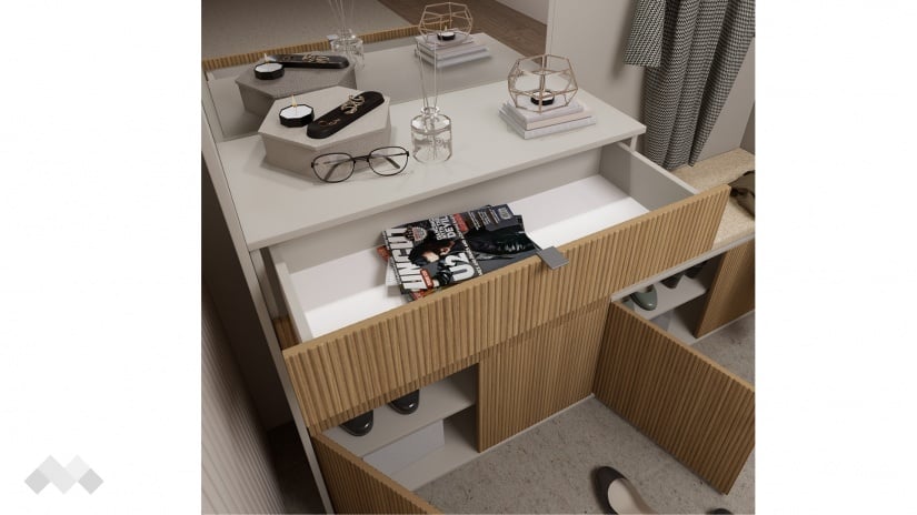 Портманто Хармония дъб гардън с кашмир - изглед 6