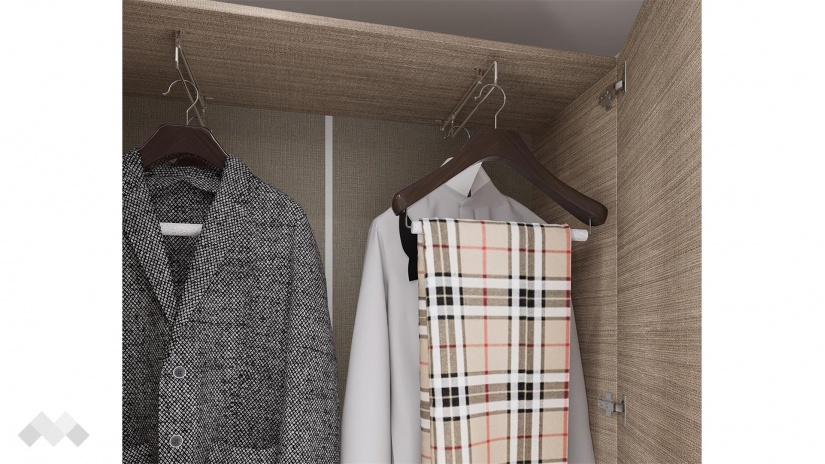 Портманто Кронос мока със сиво кобалт гланц - изглед 7