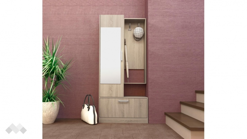 Портманто Луисвил тъмна сонома - изглед 2