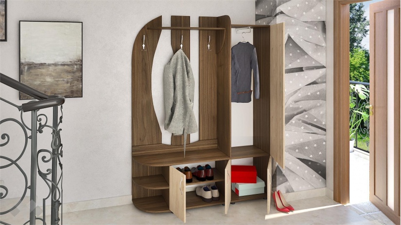 Портманто Жаклин орех адмирал с кестен вирджиния - изглед 3