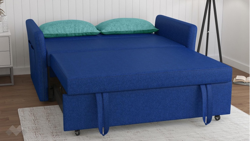 Диван Фелипе двуместни син - изглед 4 - МебелМаг Диван Фелипе двуместни син - изглед 4