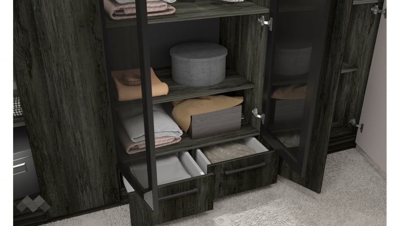 Гардероб Лондон шесткрилни дъб герано с кашмир - изглед 5