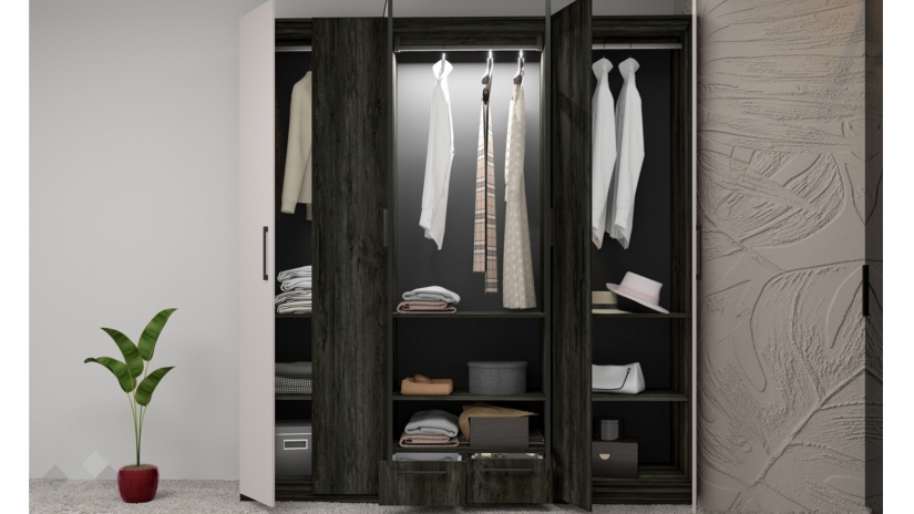 Гардероб Лондон шесткрилни дъб герано с кашмир - изглед 2