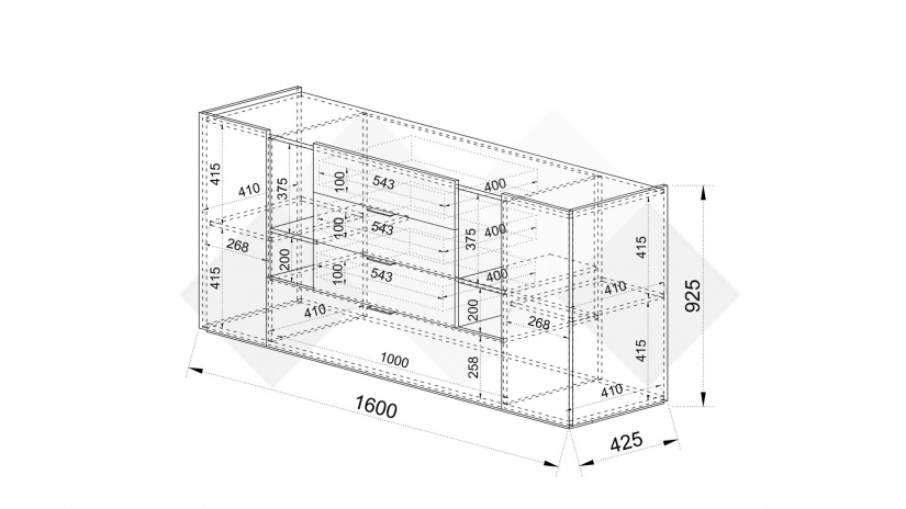 Скрин Емили дъб кота кремона с кашмир - изглед 4