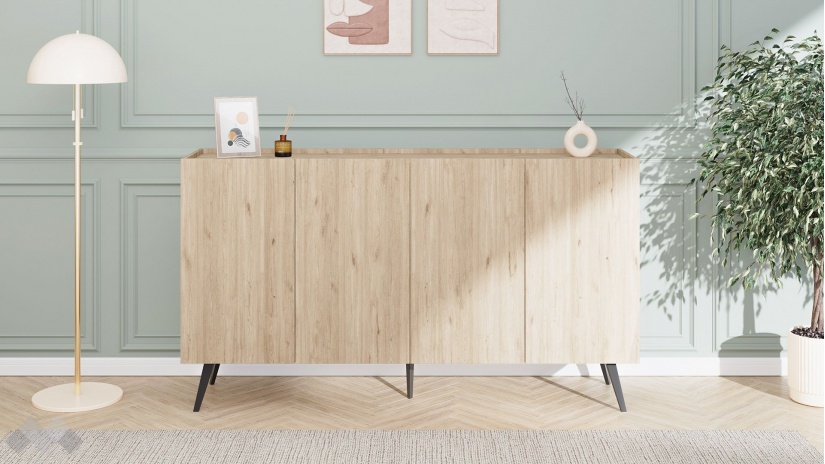 Скрин Лени дъб флорида - изглед 2 - МебелМаг Скрин Лени дъб флорида - изглед 2