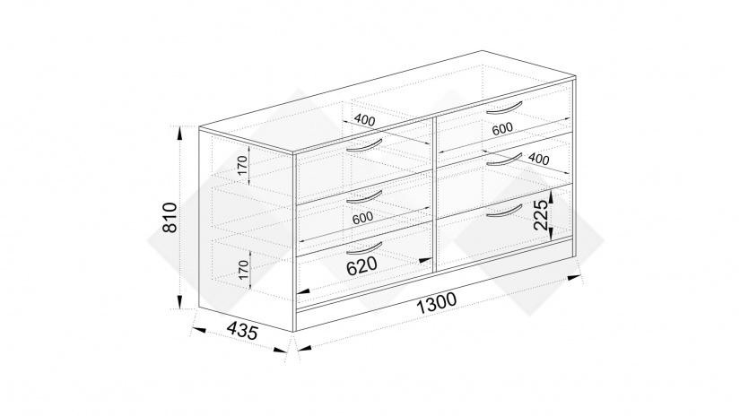 Скрин Мирела дъб линеа с орех линеа - изглед 4