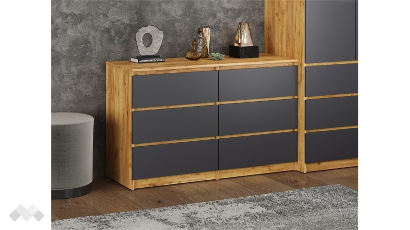 Скрин Никола златен дъб с антрацит - изглед 3