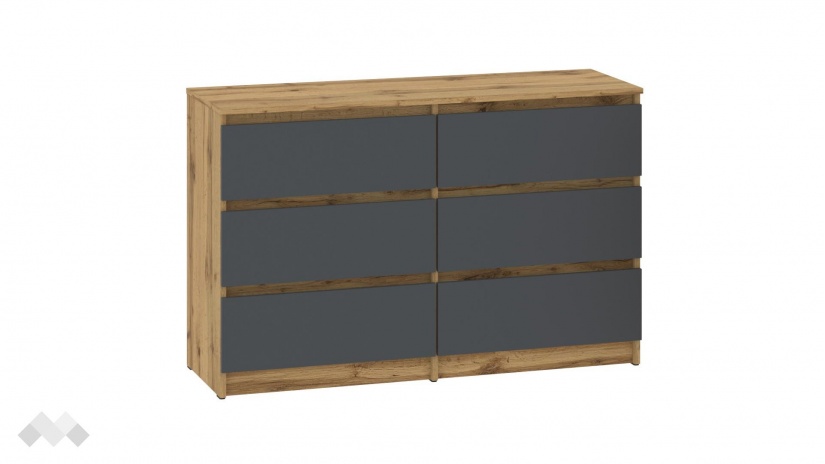 Скрин Никола златен дъб с антрацит - изглед 1