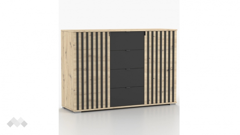 Скрин Верона дъб артисан с тъмен норвежки бор - изглед 2