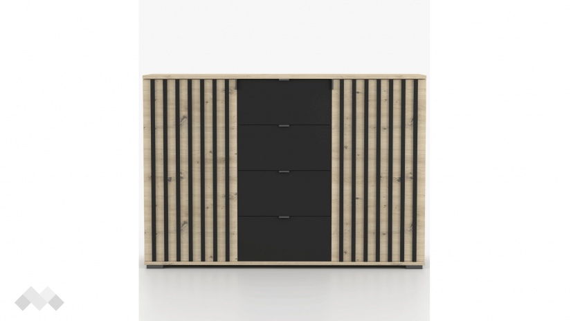 Скрин Верона дъб артисан с тъмен норвежки бор - изглед 1