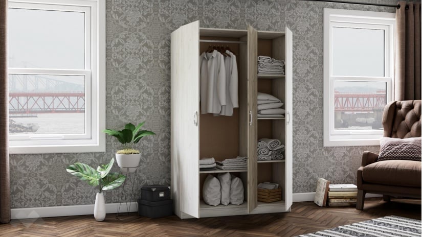 Спален комплект Адам А2 дъб крафт бял - изглед 6