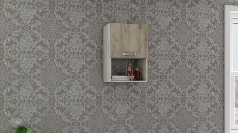 Спален комплект Адам А3 дъб крафт бял - изглед 10 - МебелМаг Спален комплект Адам А3 дъб крафт бял - изглед 10