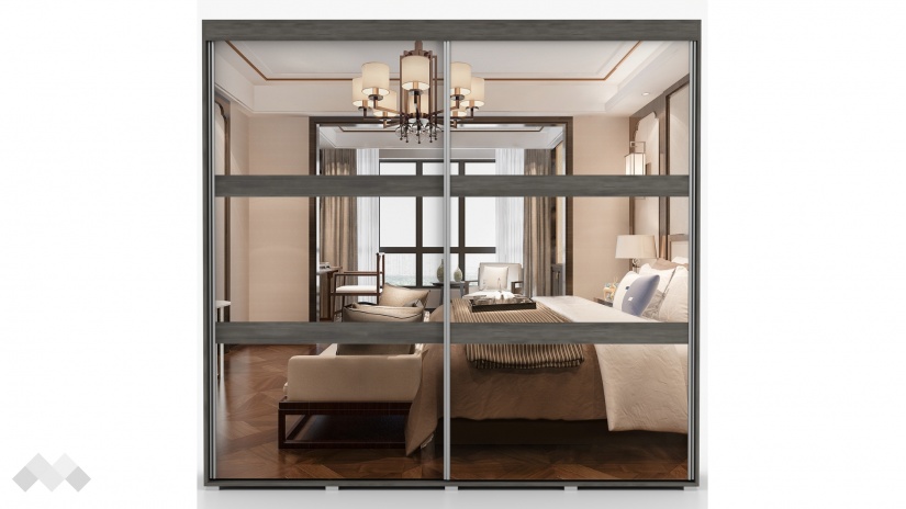 Спален комплект Латте тъмен норвежки бор - изглед 9 - МебелМаг Спален комплект Латте тъмен норвежки бор - изглед 9