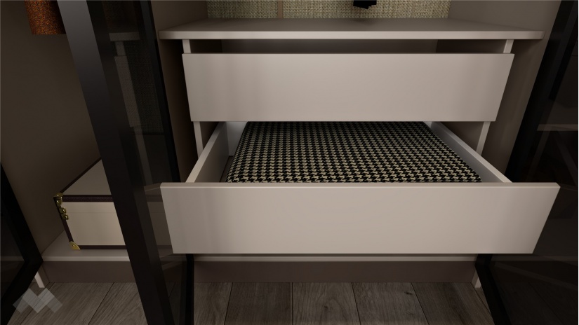 Спален комплект Лусо с включен матрак Бонел 160/200 кашмир с лате - изглед 12