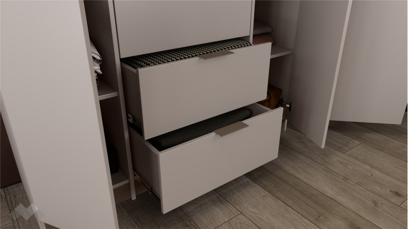 Спален комплект Лусо с включен матрак Бонел 160/200 кашмир с лате - изглед 9