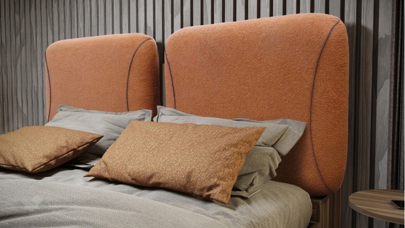 Спален комплект Наоми с включен матрак Бонел 160/200 дъб дилън тъмен с графит - изглед 4 - МебелМаг Спален комплект Наоми с включен матрак Бонел 160/200 дъб дилън тъмен с графит - изглед 4