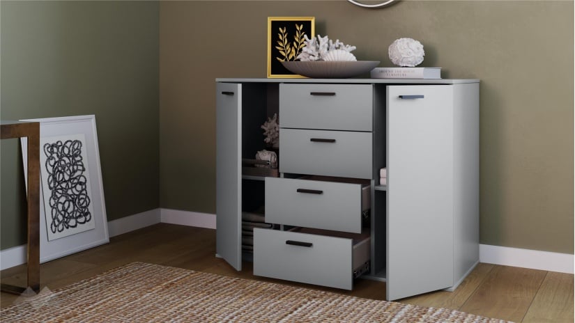 Спален комплект Скай K2 нардо сив - изглед 9