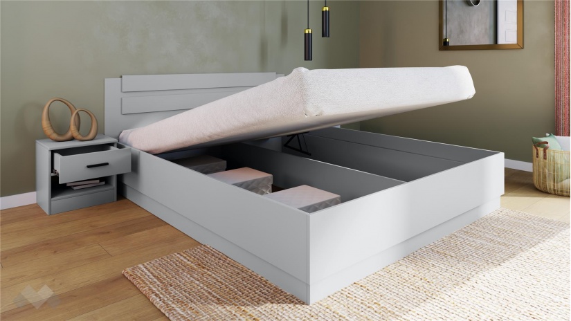 Спален комплект Скай K2 нардо сив - изглед 4