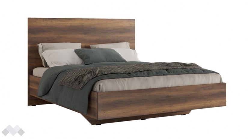 Спалня 160/200 Огняна с включен матрак Бонел 160/200 орех осло - изглед 1
