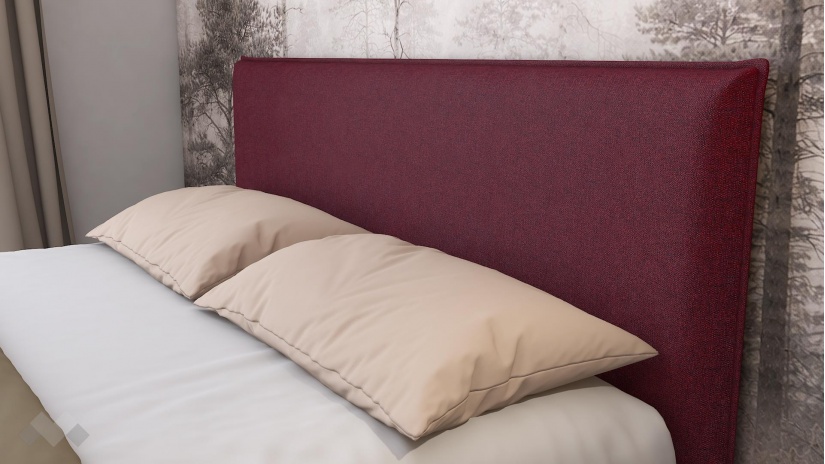 Тапицирана спалня 160/200 Дена с включен матрак Sleep Nuvia 160/200 червен - изглед 2 - МебелМаг Тапицирана спалня 160/200 Дена с включен матрак Sleep Nuvia 160/200 червен - изглед 2