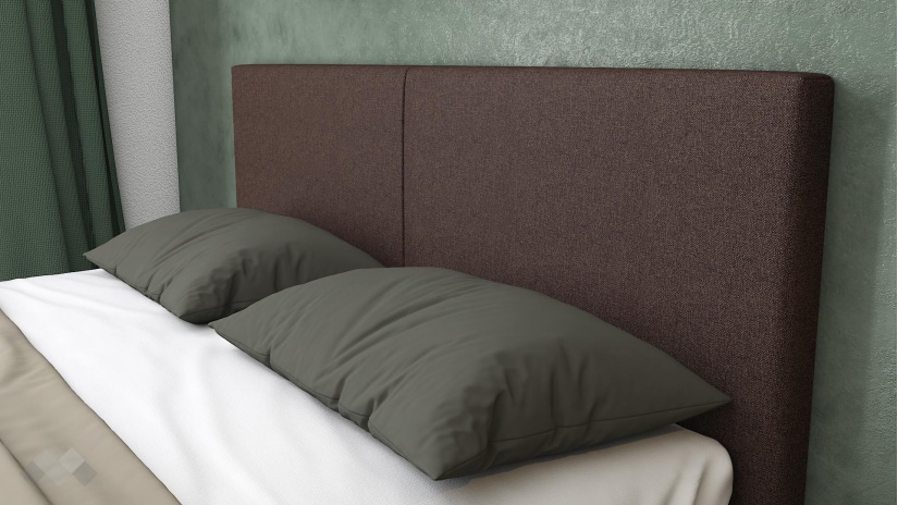 Тапицирана спалня 160/200 Елана с включен матрак Sleep Nuvia 160/200 кафяв - изглед 2 - МебелМаг Тапицирана спалня 160/200 Елана с включен матрак Sleep Nuvia 160/200 кафяв - изглед 2