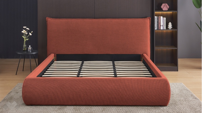 Тапицирана спалня 180/200 Оренда с включен матрак Sleep Nuvia 180/200 червен - изглед 2