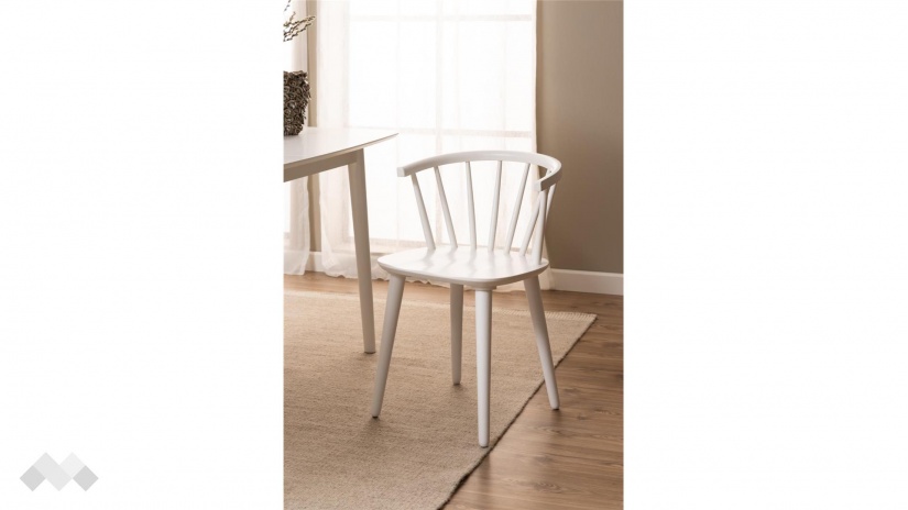 Трапезен стол Аида бял - изглед 4