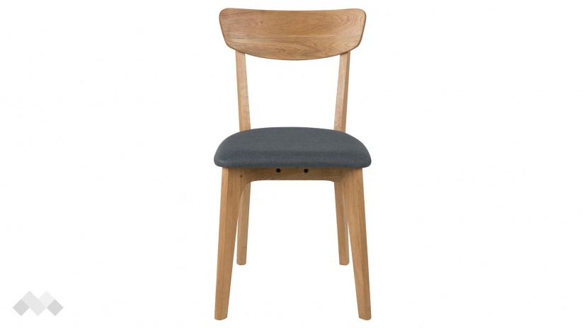 Трапезен стол Аристо тъмно сив - изглед 1